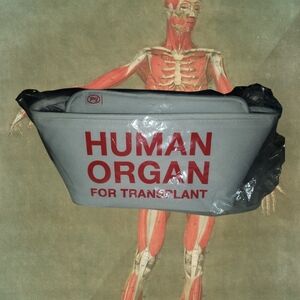 Human Organ Transplant Lunch Tote New
